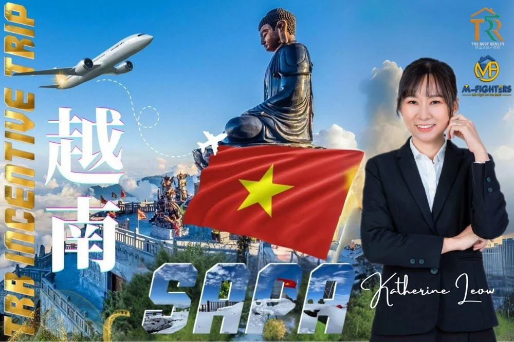 Katherine Leow featured on a Vietnam Sapa incentive trip poster